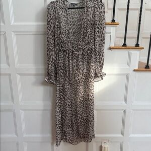 Express Animal Print Tunic Dress